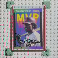Image 1 of Donruss ‘89 Tony Gwynn MVP Card #BC-20 - Signed