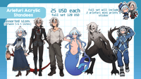 Arlefuri Acrylic Standees