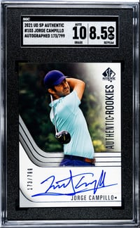 Image 1 of 2021 Upper Deck UD SP Authentic #103 Jorge Campillo Rookie Autographed /799