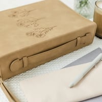 Image 4 of Floral Bible Cover - Vegan Leather 
