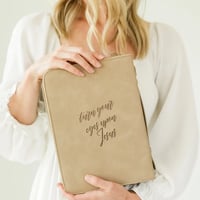 Image 2 of Floral Bible Cover - Vegan Leather 