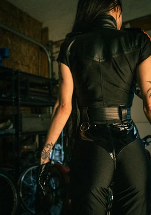 Image of Toxic Vision Hellbent short sleeve jumpsuit