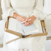 Image 4 of Wreath Bible Case - Vegan Leather