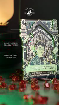 Image 2 of BOOK 1 , COOL TONE VARIANT: 4" Poster Pin (Limited Edition 20)