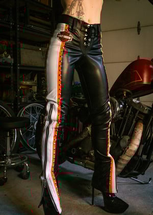 Image of Toxic Vision Mean Streak zipper pants