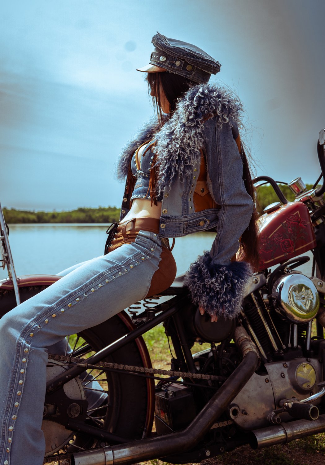 Image of Toxic Vision Easy Rider biker hat