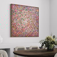 Image 3 of 'A thousand tender things' - 125x125cm, FRAMED