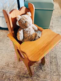 Image 2 of sweetheart wooden highchair - local pickup