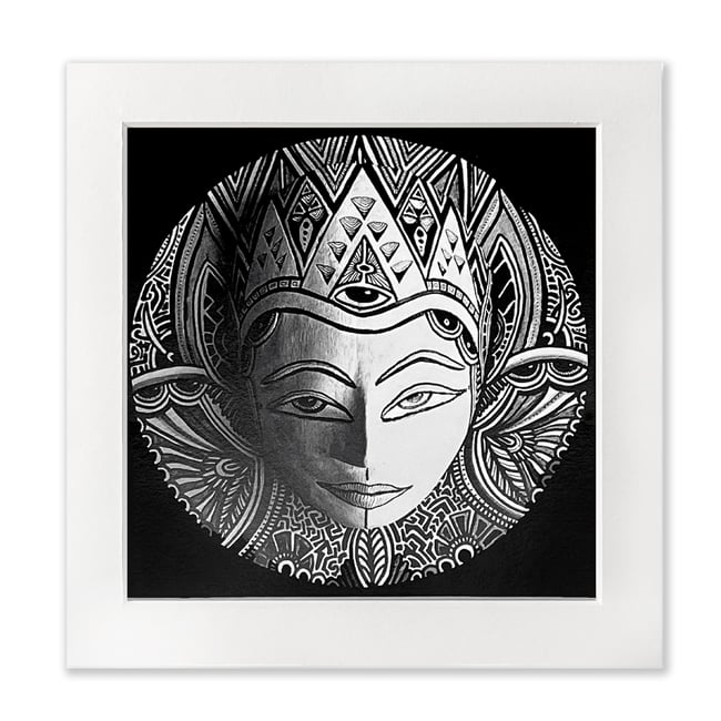 "Masquerade" Tiny Art Print