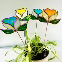 Image 1 of Heart Bloom Plant Stakes