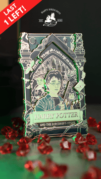 Image 1 of BOOK 1 , COOL TONE VARIANT: 4" Poster Pin (Limited Edition 20)