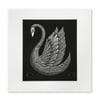 "FD Swan" Tiny Art Print