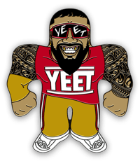 Image 1 of Yeet Wrestling Buddy Pin