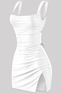 Image 4 of Kylie mini dress (White)