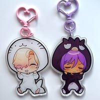 Image 2 of 💘🧪 charwhit onesie acrylic charms
