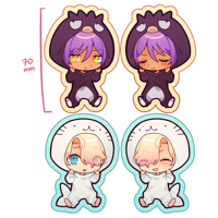 Image 3 of 💘🧪 charwhit onesie acrylic charms