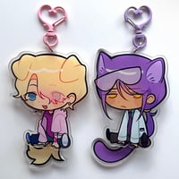 Image 1 of 💘🧪 charwhit tail-wagging acrylic charms