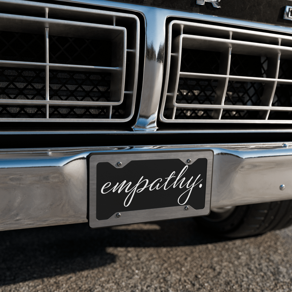 Image of Empathy logo vanity plate