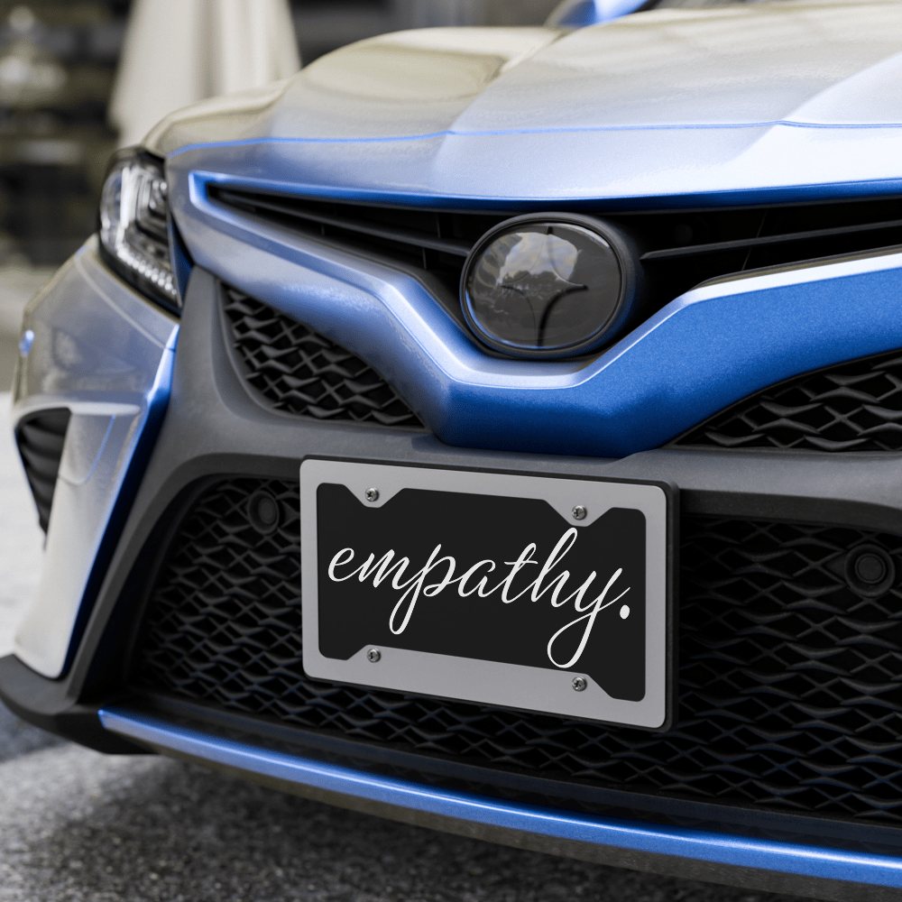 Image of Empathy logo vanity plate