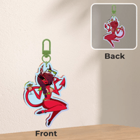 Image 2 of Peach Sallie May Keychain