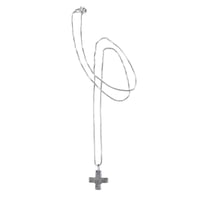 Image 1 of silver cross pendant
