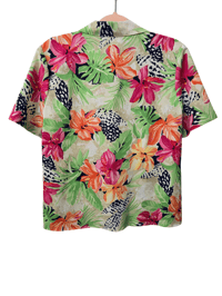 Image 2 of Nikki Size Small Vintage Tropical Button UP