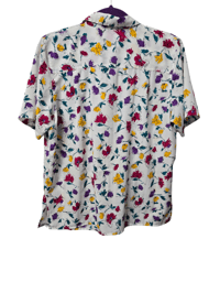 Image 2 of Alfred Dunner Size 10 Flower Button Up
