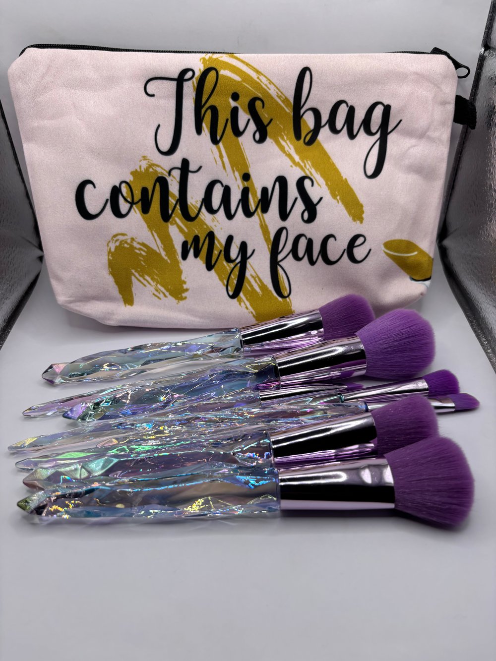 Image of Crystal makeup brush (set of 9)