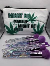 Image 3 of Crystal makeup brush (set of 9)