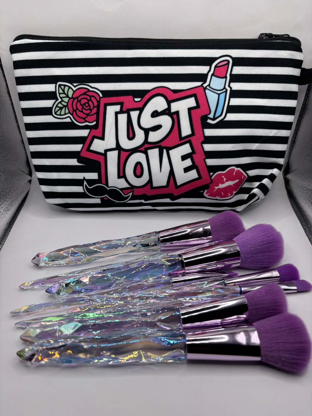 Image of Crystal makeup brush (set of 9)