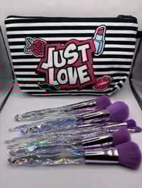Image 4 of Crystal makeup brush (set of 9)