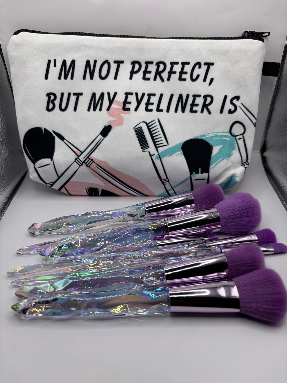 Image of Crystal makeup brush (set of 9)