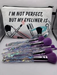 Image 5 of Crystal makeup brush (set of 9)