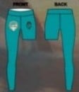 One Leg Compression Pant (Teal)