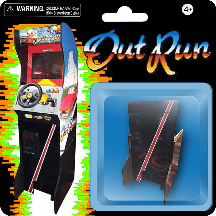 Out Run Arcade1up Inline Riser | GIJoel Gaming Cabinets