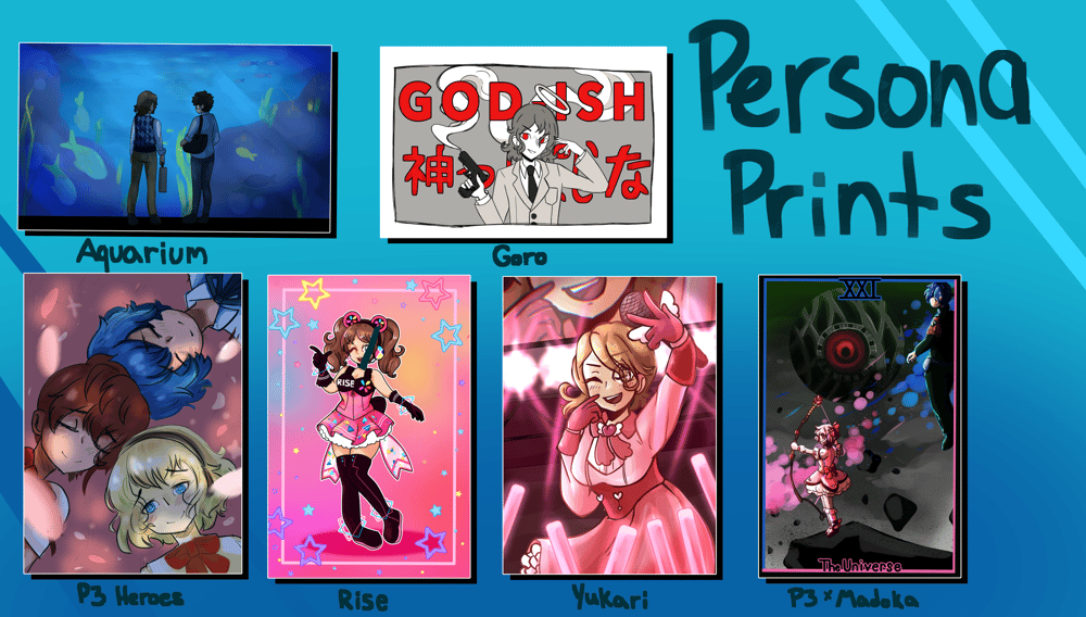 Image of Persona Mini Prints by Jinko
