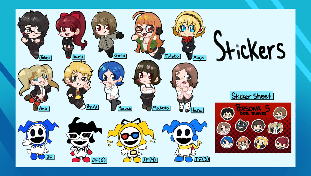 Image of Persona Stickers