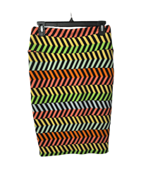 Image 2 of Size Small Color Zig Zag Pencil Skirt