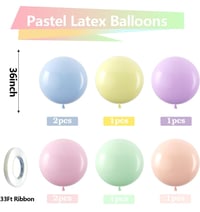 Image 2 of 18"Pastel Balloon