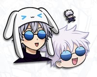 Image 1 of 目隠し STRONGEST CHIBI FACE