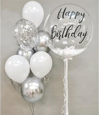 Image 3 of 12" Silver Confetti  