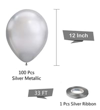 Image 2 of 12" Sliver Metallic