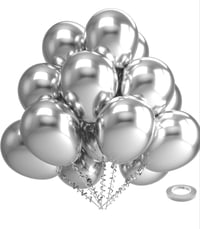 Image 1 of 12" Sliver Metallic