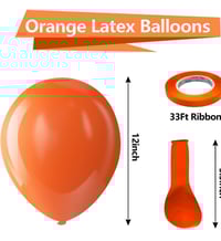 Image 2 of 12" Orange 