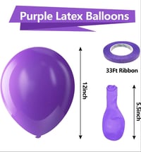 Image 2 of 12" Purple 