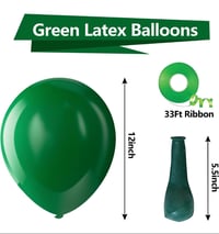 Image 2 of 12" Deep Green 