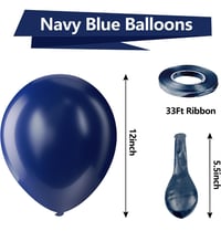 Image 2 of 12" Navy Blue