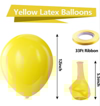 Image 2 of 12" Yellow 