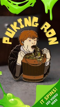 PUKING RON (Spinning Interactive Pin)