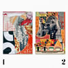 studio originals postcard series – ten textured, detail-rich collage works